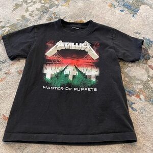 Boys Metallica master of puppets t-shirt